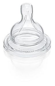 Philips Avent Silikonová savička Classic , 3m+, 3 otvory