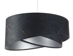 Lampa wisząca BLACK MARBLE czarna/srebrna