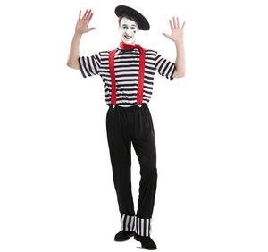 Pantomime Kostüm Clown Francois für Herren