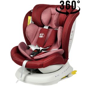 Tweety Plus DELUXE Rot Kindersitz mit 360 Grad drehbarem Isofix-System-BUF BOOF 0, 36 kg