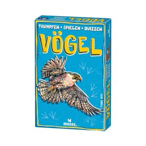 MOSES Trumpfen Spielen Quizzen - Vögel - 50 Karten Quiz