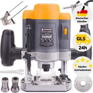 Oberfräse Kantenfräse Holzfräse Fräsmaschine Fräse 2000 Watt Hand Fräser 6/8 mm Oberfräse Kantenfräse Holzfräse Fräsmaschine Fräse 2000 Watt Hand Fräser 6/8 mm