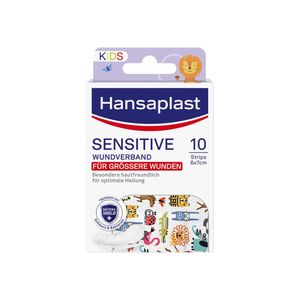 Hansaplast Kids Pflasterstrips sensitive 6x7 cm 10 St