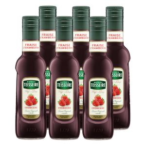 Mathieu Teisseire Getränke-Sirup Erdbeere 0,25L (6er Pack)