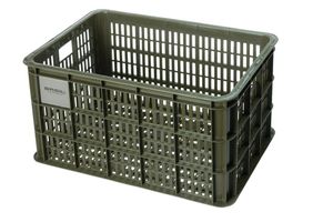 BASIL V.R.-Korb Crate L Kunststoff Volumen: 40l moss green