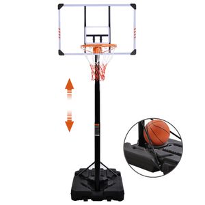 Basketballständer Basketballkorb mit Rollen Befüllbar Basketballanlage Mobil 