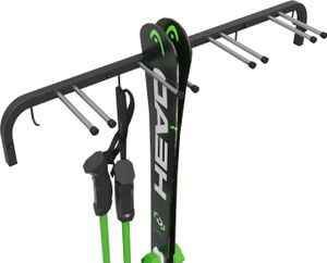 QLS nástenný držiak na lyže N3 Nordic walking trekingové palice zimné športy 4901