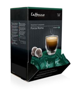 Caffesso Forza Roma 60ks - 100%  kompatibilní kapsle do kávovarů Nespresso, DeLonghi a Krups