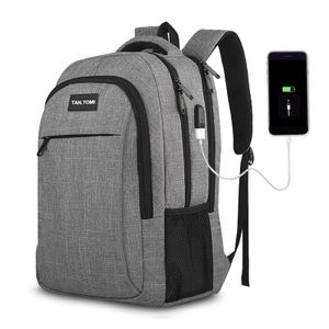 Mofut Rucksack, Laptop-Rucksack Herren mit USB-Ladebuchse, Große Kapazität Casual Rucksack für 15,6" Laptop
