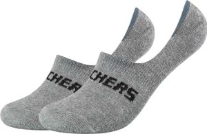 2er Pack SKECHERS Mesh Ventilation Foots Unisex 9300 - light grey melange 35-38