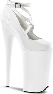BEYOND-087 Damen Pumps von Pleaser, Weiß  , EU 39, US 9