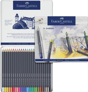 FABER-CASTELL Buntstifte GOLDFABER 24er Metalletui