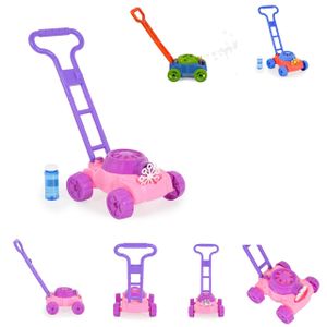 Moni Spielzeug Rasenmäher Bubble, Seifenblasenfunktion, Kunststoff, ab 3 Jahren rosa