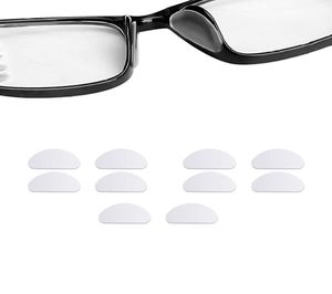 Nasenschutz für Brillen Silikon transparent 5 Paar (15 mm)