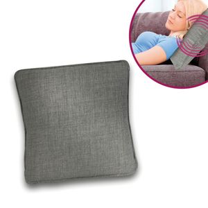 Starlyf® Massage Cushion - Dekoratives Massagekissen mit Vibration Technology, 37x37 cm, mit Batterien, 2x D-LR20 , Stützkissen, Kopfstütze