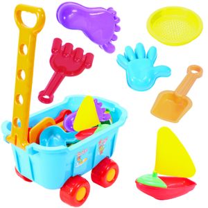 Malplay Sada hraček do písku s formičkami na zalévání | Sada pro děti | Formičky na pláž | Dárek pro kluky a holky od 3 let