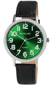 Excellanc Klassische Basic Herren Armband Uhr Grün Schwarz Analog Kunst Leder Quarz Männer Excellanc Klassische Basic Herren Armband Uhr Grün Schwarz Analog Kunst Leder Quarz Männer