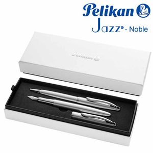 Pelikan Füller & Kugelschreiber Jazz Noble Elegance Silber Geschenkbox