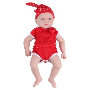 Silikónové reborn bábiky, realistické maľované črty, realistický novorodenecký dizajn, 46 cm (18,11 palca) dievčatko