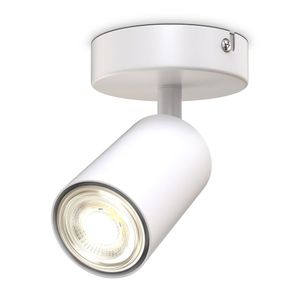 LED Spotleuchte Wand schwenkbar Retro weiß GU10 Deckenlampe Flur Schlafzimmer