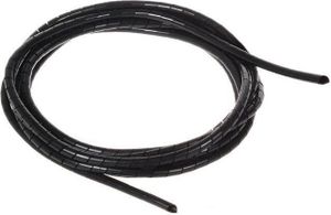 Flexible Kabelspirale Spiralband Kabelschlauch Bündelbereich Wickelschlauch 3m  ∅ 6mm