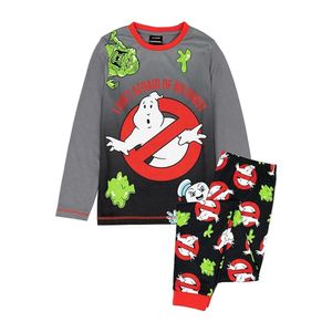 Ghostbusters - Schlafanzug für Kinder NS7486 (128) (Schwarz/Grau)