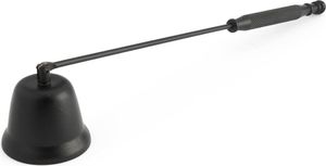 22cm Kerzenlöscher mit Griff Metall schwarz Kerzen Zubehör Flamme Docht Löscher