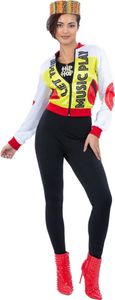 Smiffys - "90s Push It" Kostüm - Damen SM2891 (S) (Gelb/Rot/Weiß)