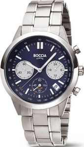 Boccia Herrenuhr Modell: 3737-02 Chronograph mit blauem Zifferblatt #1 Boccia Herrenuhr Modell: 3737-02 Chronograph mit blauem Zifferblatt #1