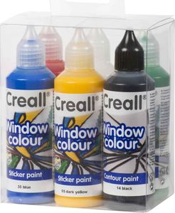 Creall Window Color sada barev na okna 6x 80 ml