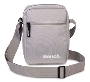 Bench kleine Umhängetasche Schultertasche Small Shoulderbag 64153, Farbe:Steingrau