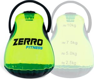 CCLIFE Wassergefüllte Kettlebell Kessel-förmig Wassereinspritzung Kettlebell Verstellbar Max. 10kg Grün