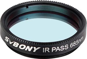 SVBONY SV183 IR-Filterl, IR-Pass 685-nm-Filter, Infrarot-Astrofotografie-Filter zum Fotografieren von Mond Planeten und Naturlandschaften (1.25in)