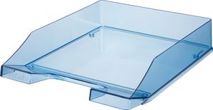 Briefkorb C4 blau/transparent stapelbar