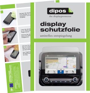 6x Schutzfolie für Ford EcoSport Display (ab 2017) matt Displayschutzfolie Folie Display Schutz dipos