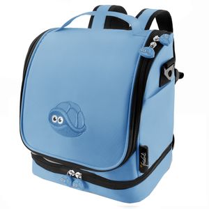 fridoli Kinderrucksack | Toniebox Tasche | blau | Akku Aufladen in der Tasche | bis zu 20 Toniefiguren | Das gesamte Zubehör aufgeräumt | Tonie Tasche