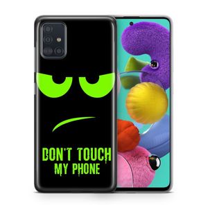 Handyhülle Schutzhülle für Samsung Galaxy A20e Case Cover Tasche Bumper Etuis TPU, Modell:Samsung Galaxy A20e, Motiv auswählen:Dont Touch My Phone Blau