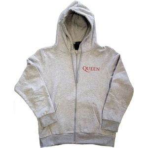 Queen - "Classic" Hoodie mit durchgehendem Reißverschluss für Herren/Damen Unisex RO817 (3XL) (Aschgrau)