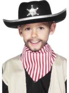 Kinder Kostüm Zubehör Cowboyhut Hut Sheriff Cowboy Karneval Fasching