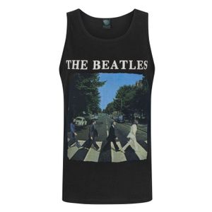 The Beatles Oficiální pánské spodní tričko Abbey Road NS5003 (M) (černé)