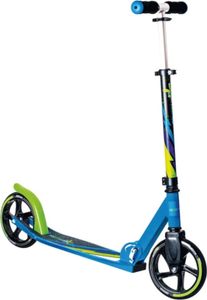Klappbarer Roller muuwmi (grün-blau-schwarz), Raddurchmesser 205mm