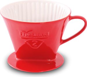 Friesland Kaffeefilter Gr. 2 Rot Porzellan