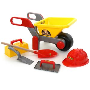 Polesie 50229 Stavební trakař s náplní Construct Toy (5 kusů)