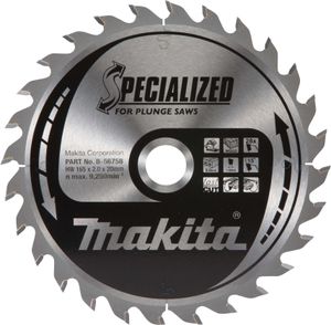 Kreissägeblatt Ø 165x20mm 28Zähne | für Holz SPECIALIZED