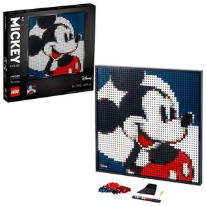 LEGO 31202 Art Disney's Mickey Mouse Set, Poster, Wanddekoration, DIY Puzzle für Erwachsene