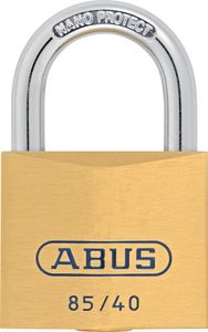 ABUS Hangschloss Messing 85/50HB80 gl.-1672