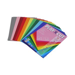 Play -cut - farbiges Papier A4 - recycelt - 300 g/m2 - 50 Blätter