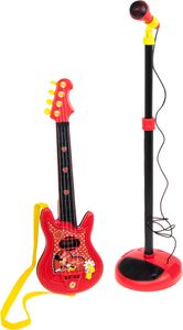 Claudio Reig Gitarre Und Mikrofon Rot  Rot One Size