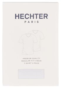 Daniel Hechter - Regular Fit - Double Pack Pánské tričko s krátkým rukávem V-Neck/V-Neck (100902 76020), Velikost:XL, Barva:bílá (10)