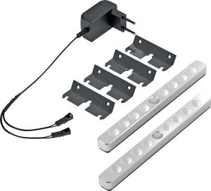 HALEMEIER LuckyLine 2er Set cw Alu Optik LED Verl. EVG